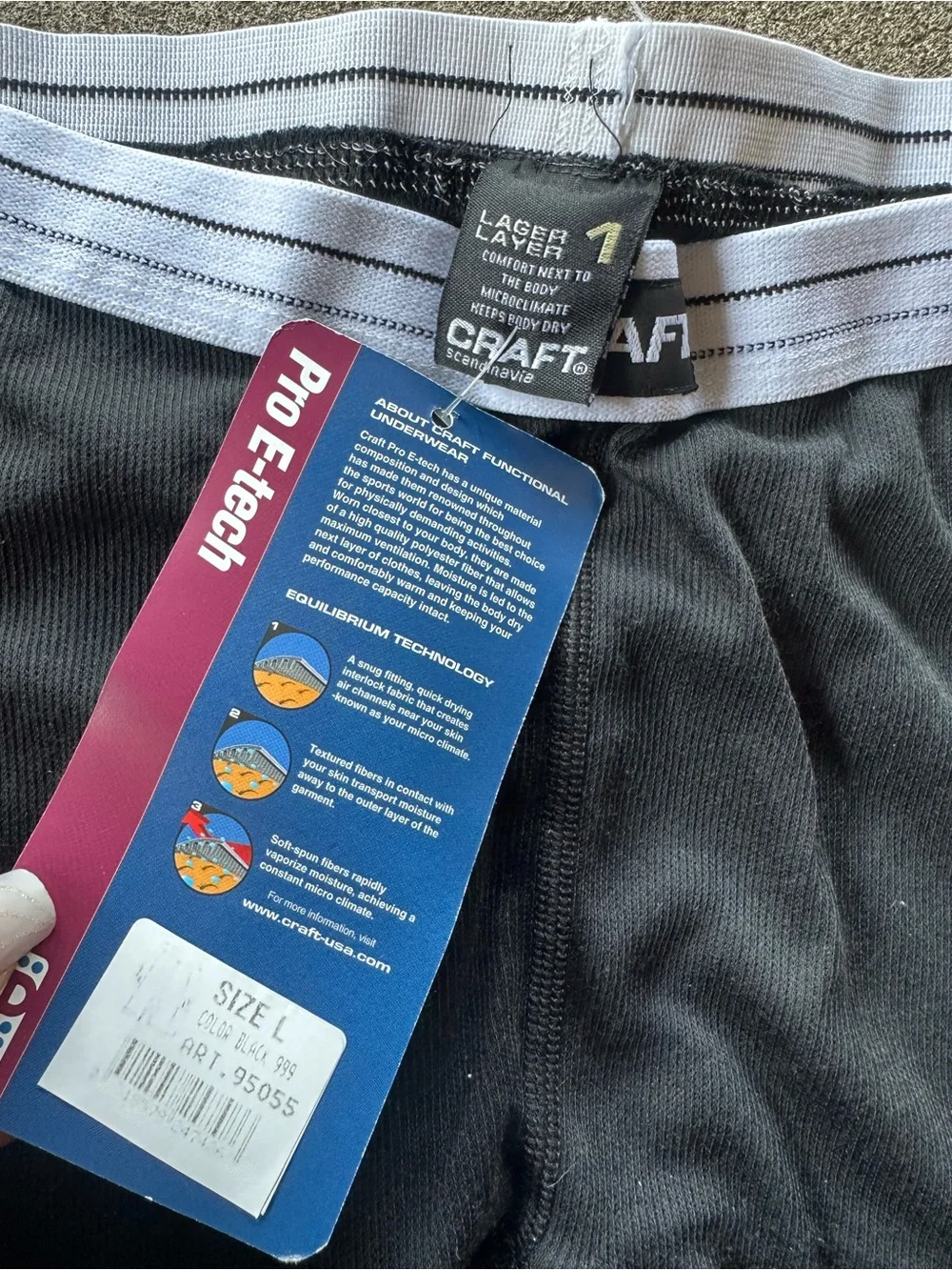 Craft Sportswear Black Boxer Briefs Set of 2